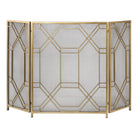 Rosen Gold Fireplace Screen by Uttermost