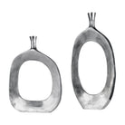 Cierra Aluminum Vases S/2 by Uttermost