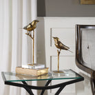 Passerines Bird Sculptures - Set of 2 by Uttermost