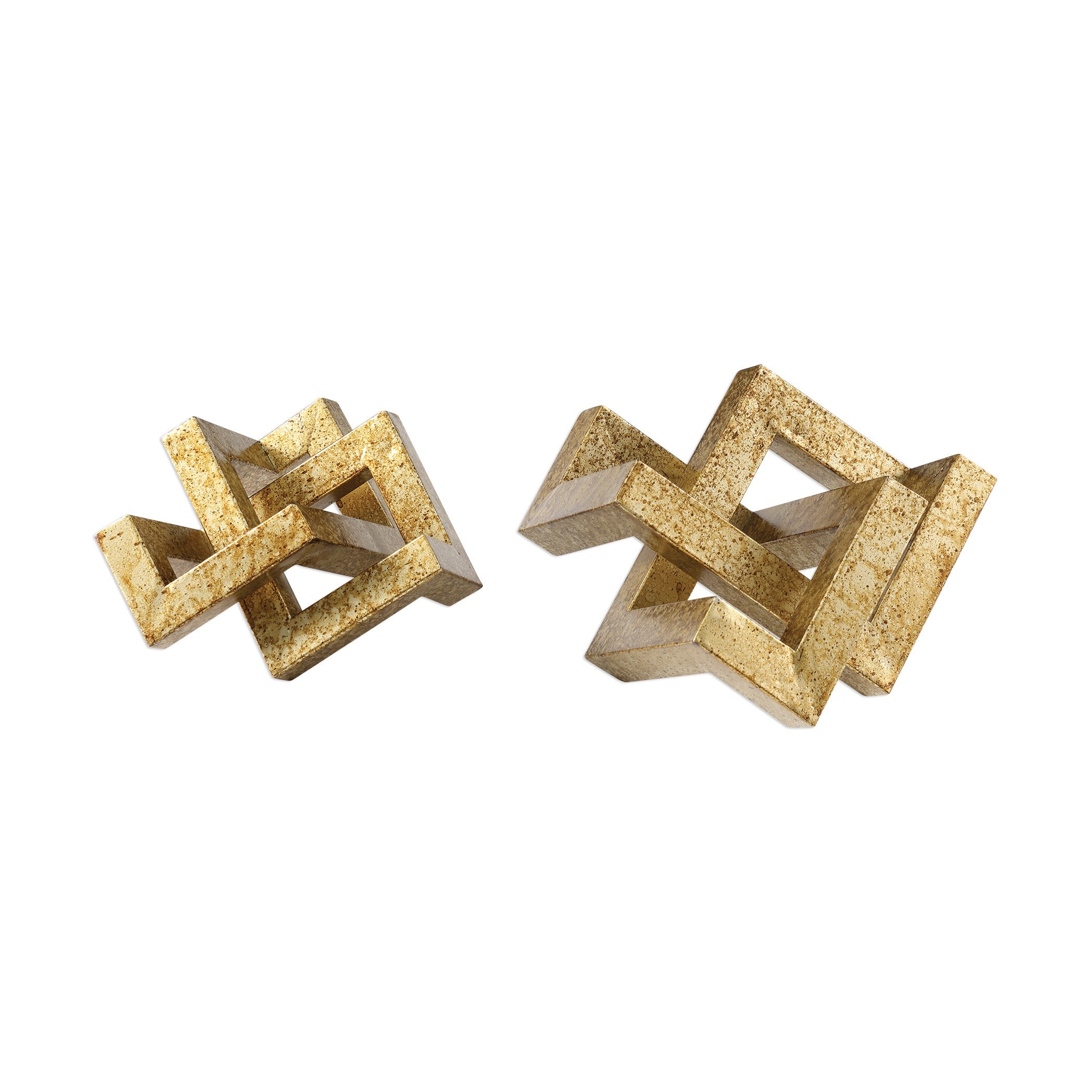 Ayan Gold Accents - Set of 2 by Uttermost
