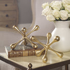 Harlan Jacks Ornament in Brass - Set of 2 by Uttermost