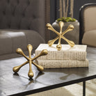 Harlan Jacks Ornament in Brass - Set of 2 by Uttermost