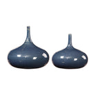 Zayan Blue Vases - Set of 2 by Uttermost