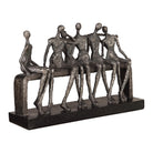 Camaraderie Aged Silver Figurine by Uttermost