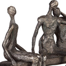 Camaraderie Aged Silver Figurine by Uttermost