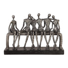 Camaraderie Aged Silver Figurine by Uttermost