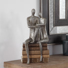 Courtship Antique Nickel Figurine by Uttermost