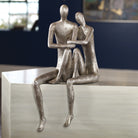 Courtship Antique Nickel Figurine by Uttermost