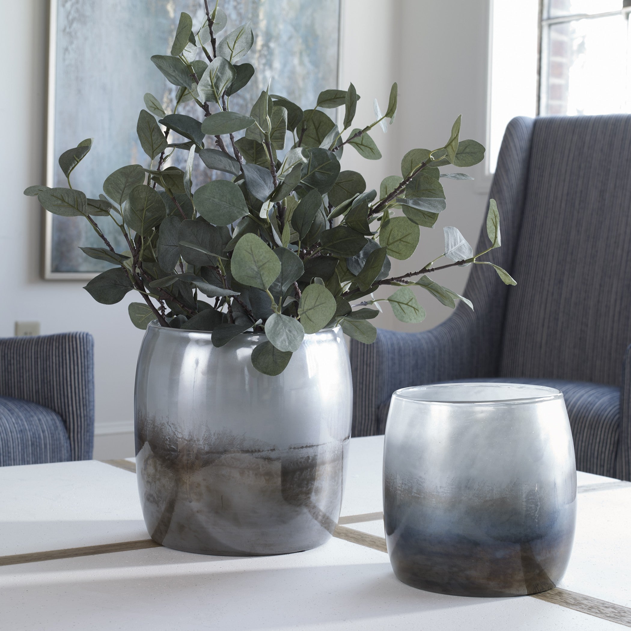 Tinley Blown Glass Bowls - Set of 2 by Uttermost