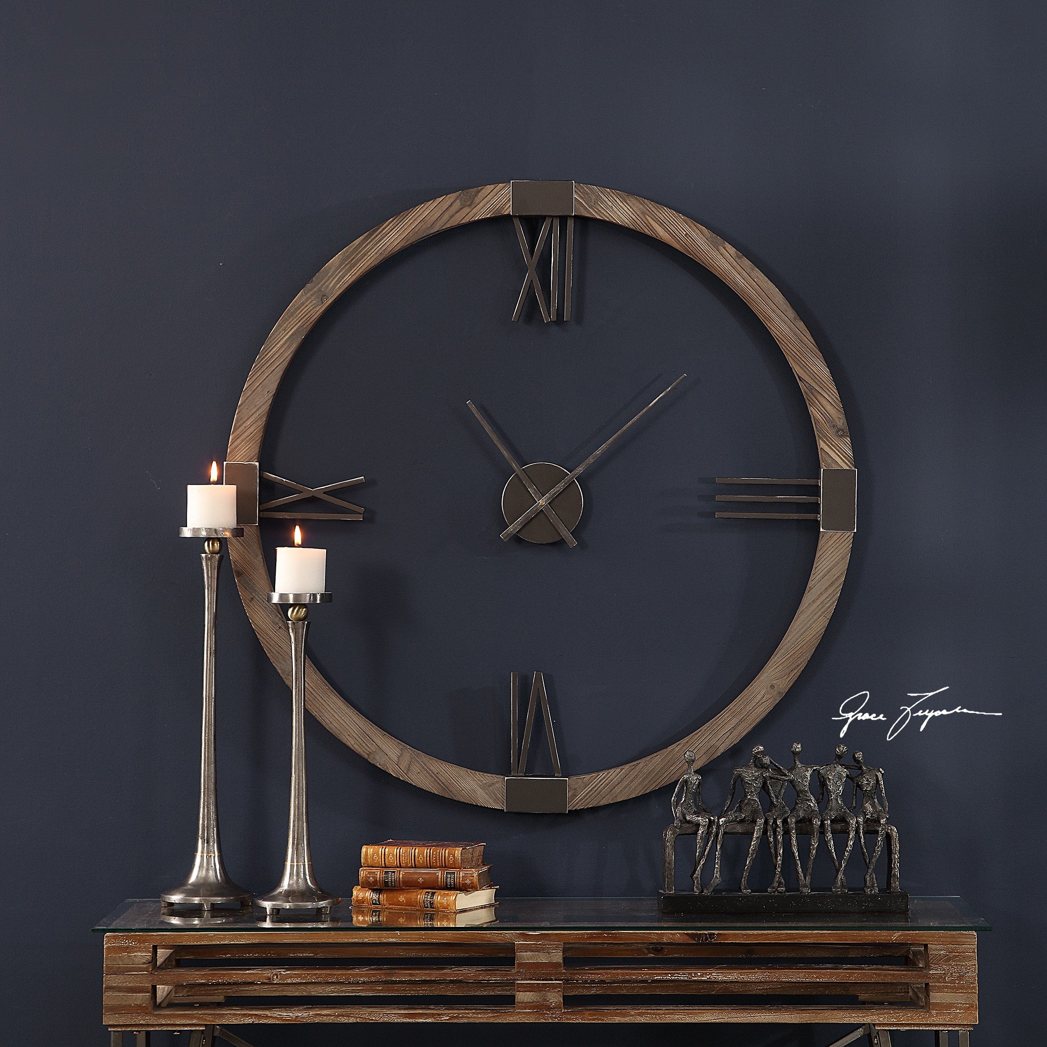 Marcelo Modern Wall Clock by Uttermost