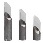 Karter Iron & Glass Candleholders - Set of 3 by Uttermost