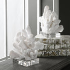 Charbel White Bookends - Set of 2 by Uttermost