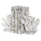 Charbel White Bookends - Set of 2 by Uttermost