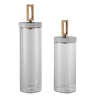 Hayworth Seeded Glass Containers - Set of 2 by Uttermost