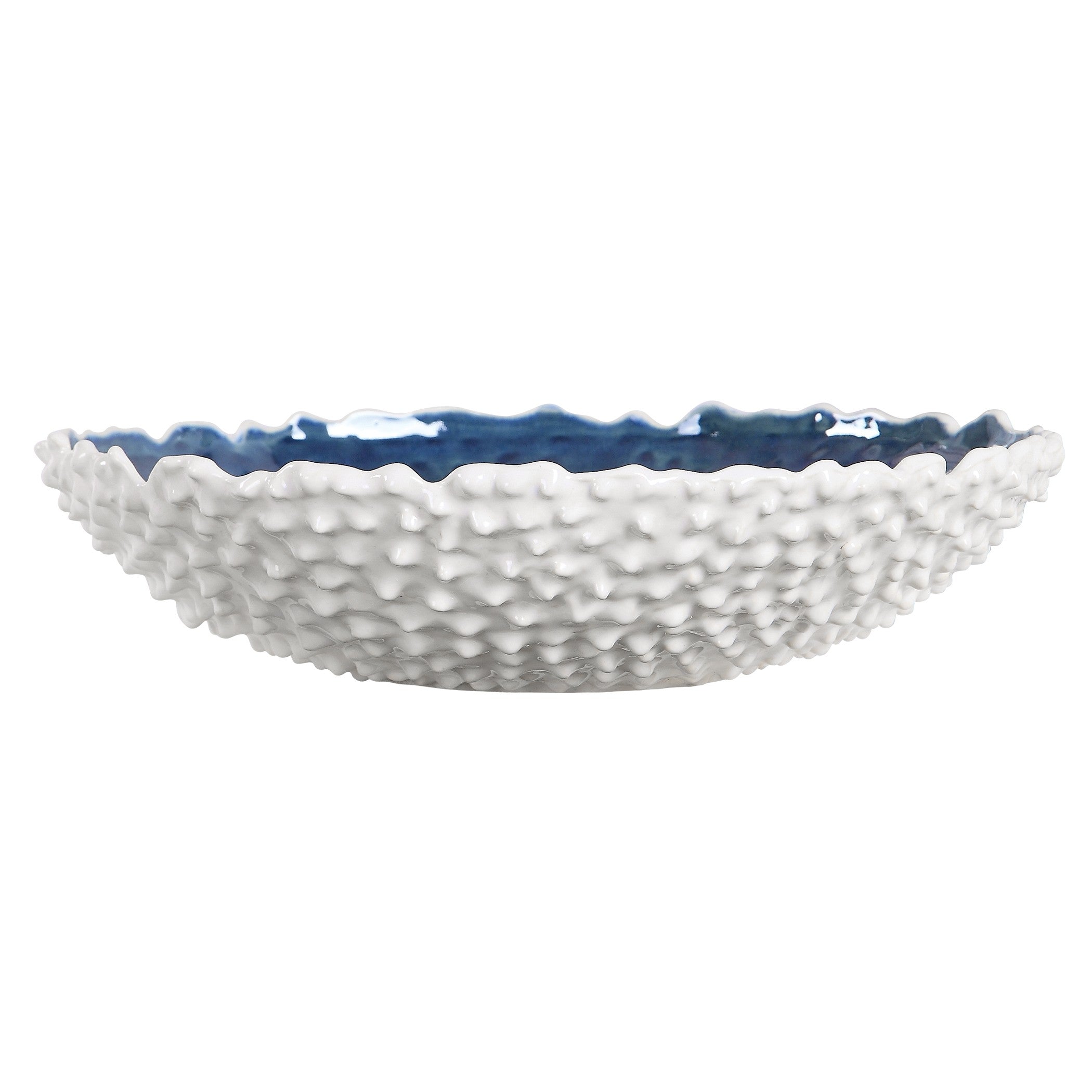 Ciji White Bowl by Uttermost