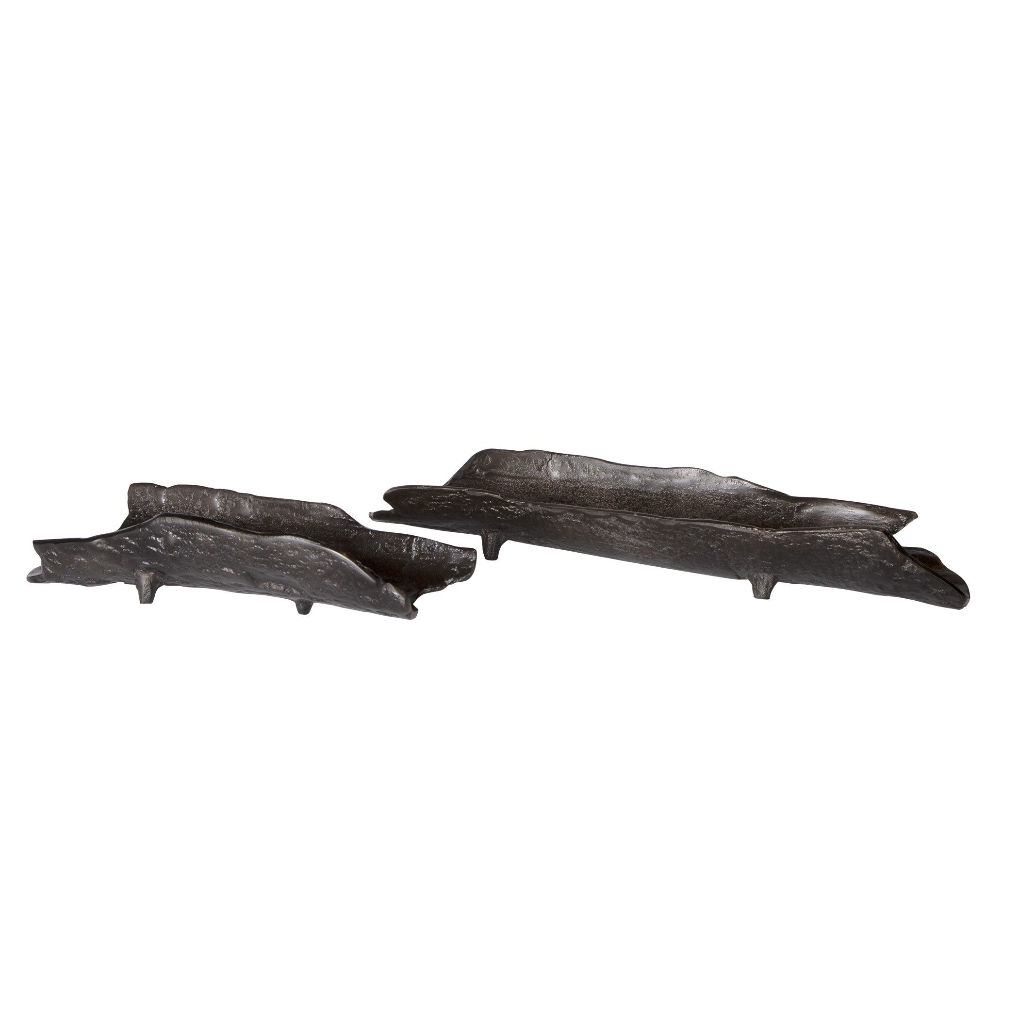 Caryn Nickel Trays - Set of 2 by Uttermost