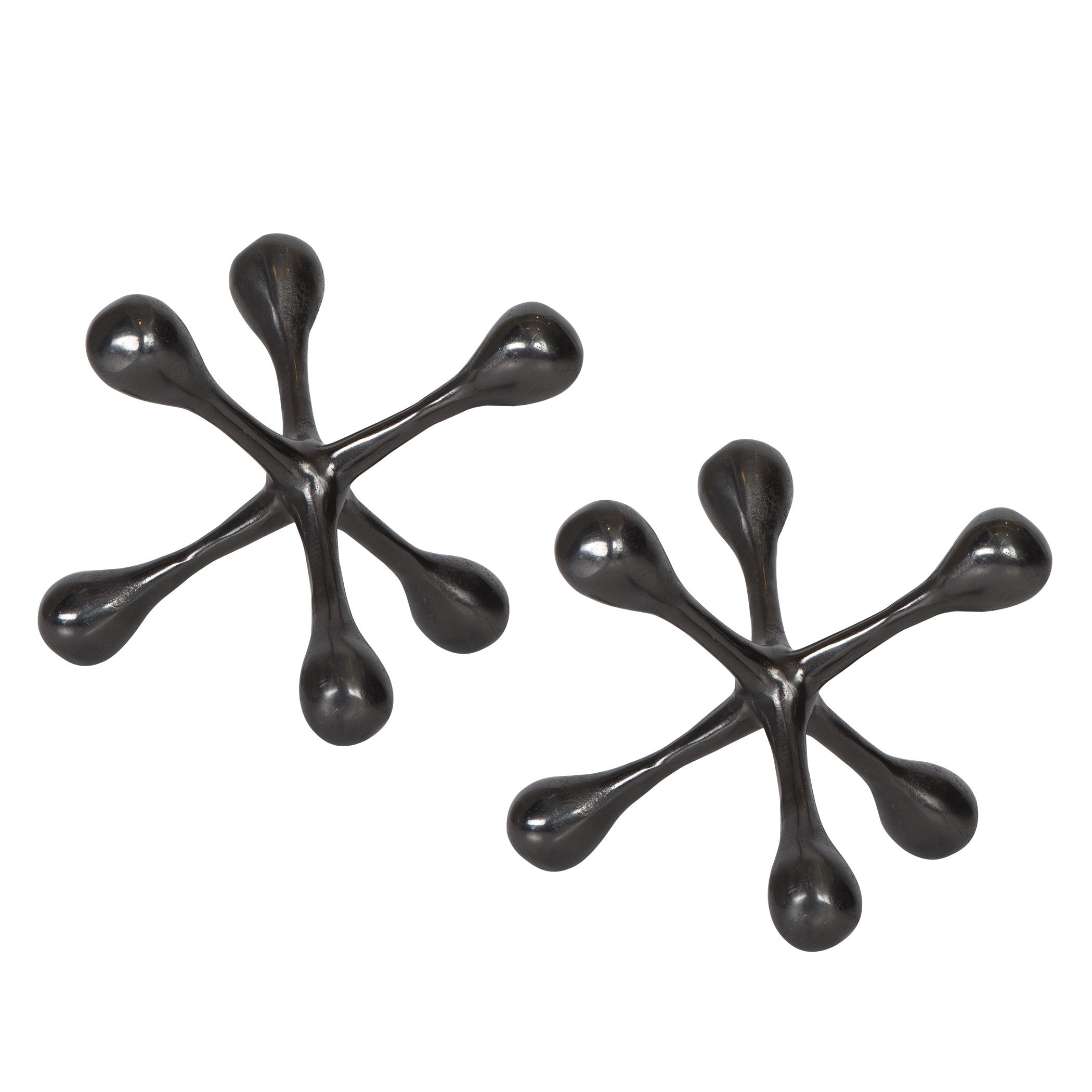 Harlan Black Nickel Objects - Set of 2 by Uttermost