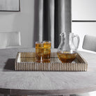 Talmage Silver Mirrored Tray by Uttermost