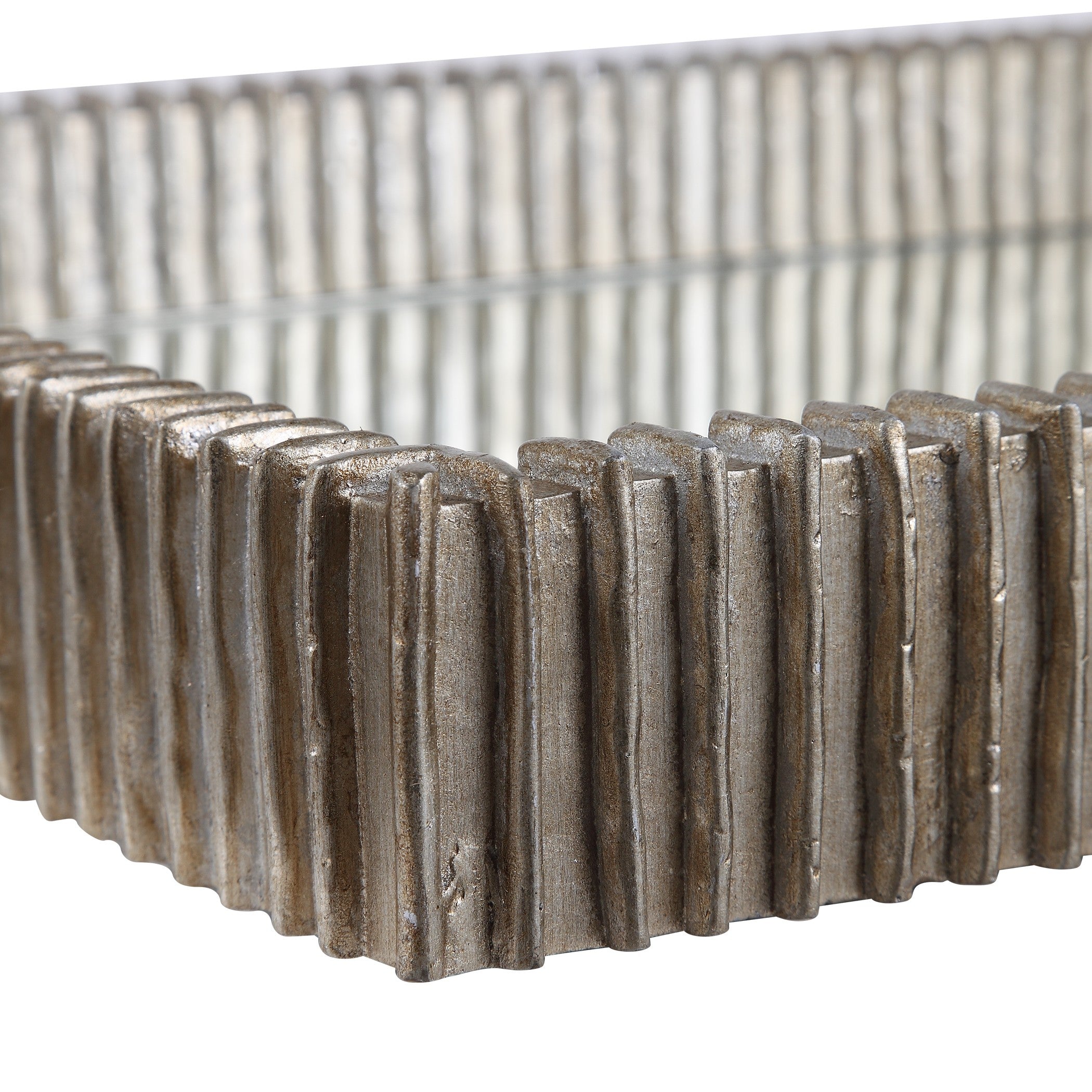 Talmage Silver Mirrored Tray by Uttermost