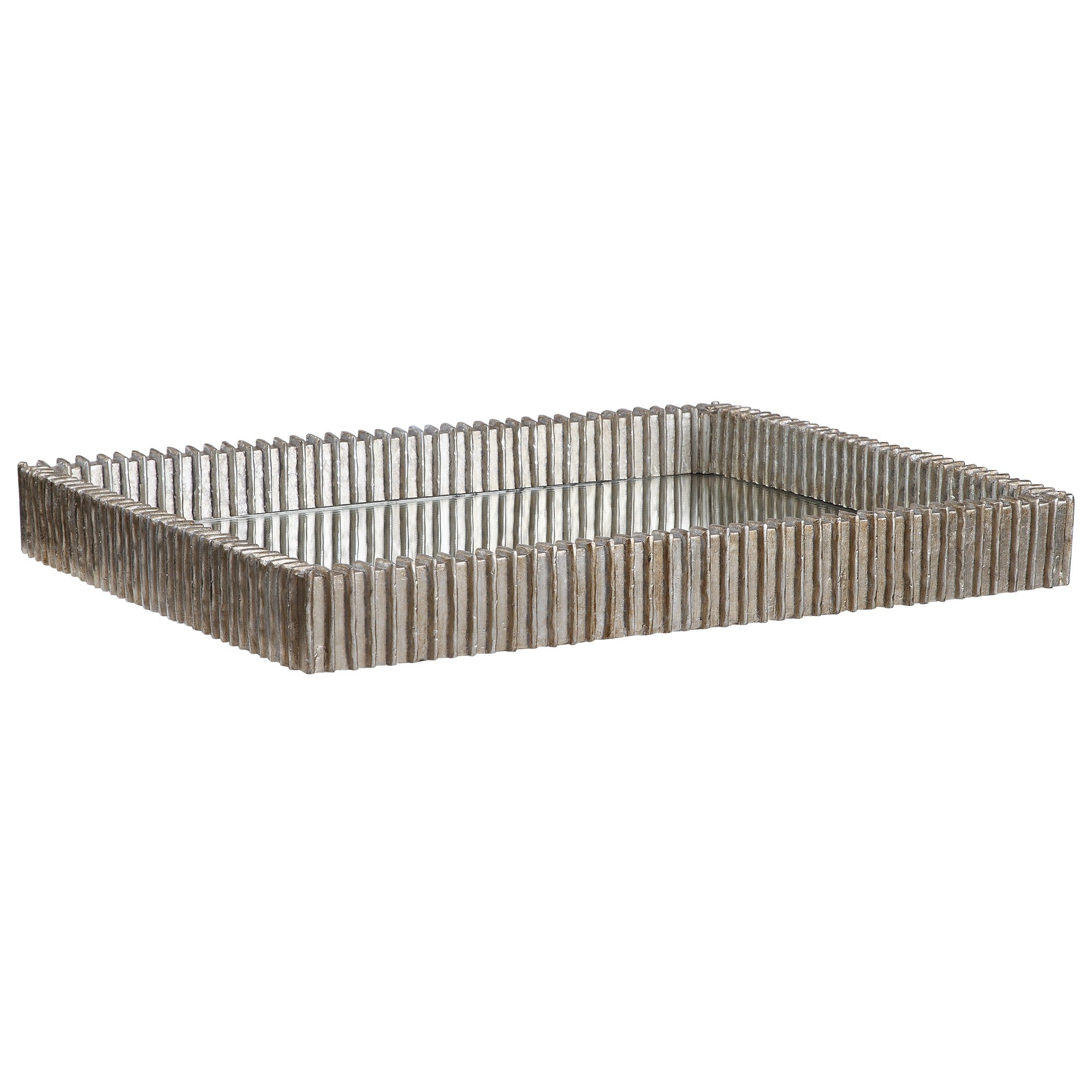 Talmage Silver Mirrored Tray by Uttermost