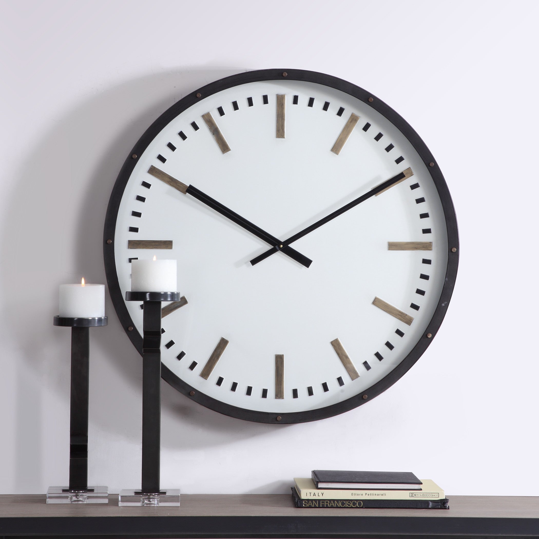 Fleming Large Wall Clock by Uttermost