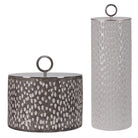 Cyprien Ceramic Containers - Set of 2 by Uttermost