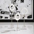 Coin Toss Marble Rings - Set of 3 by Uttermost