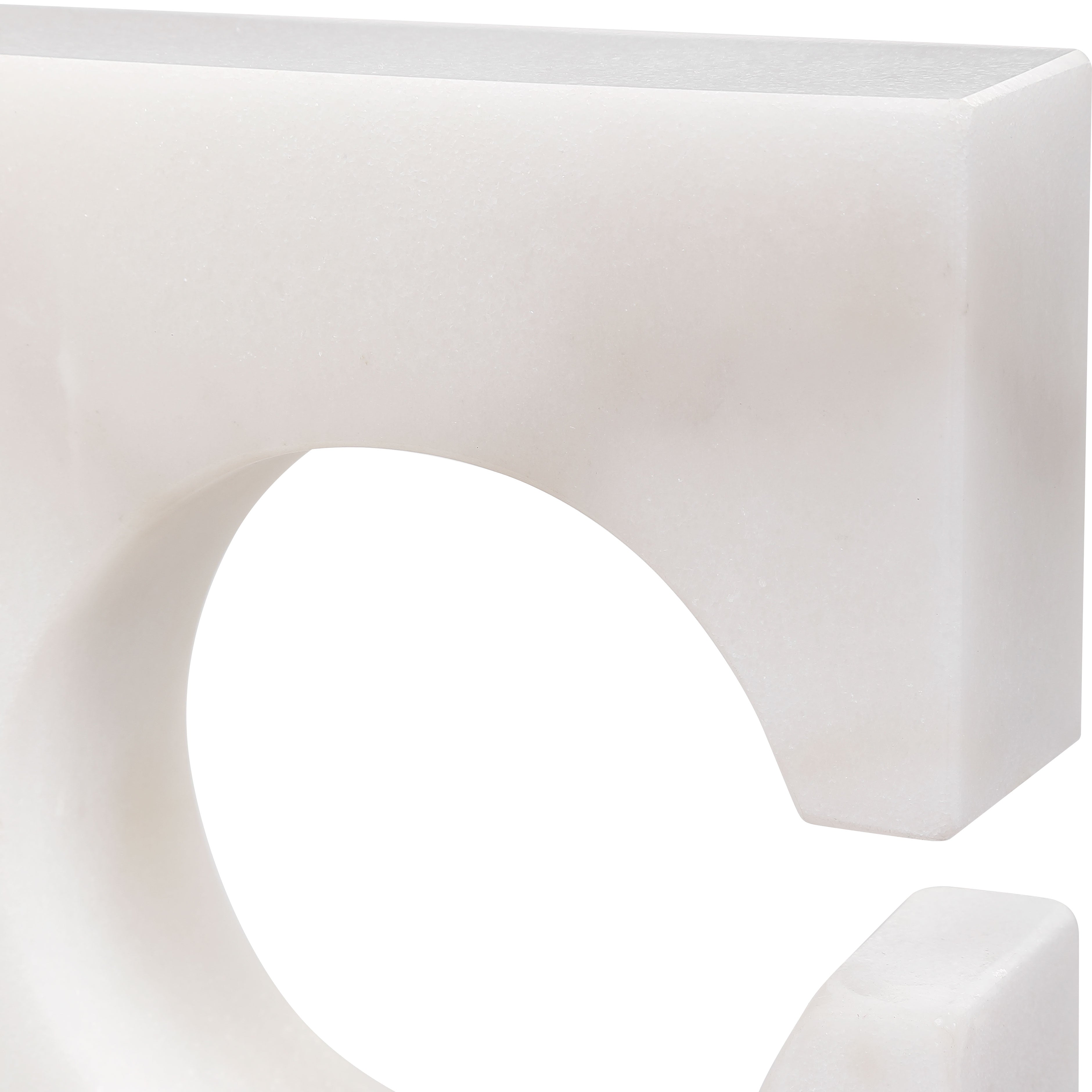 Clarin White & Gray Bookends - Set of 2 by Uttermost