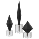 Alize Black Sculptures - Set of 3 by Uttermost
