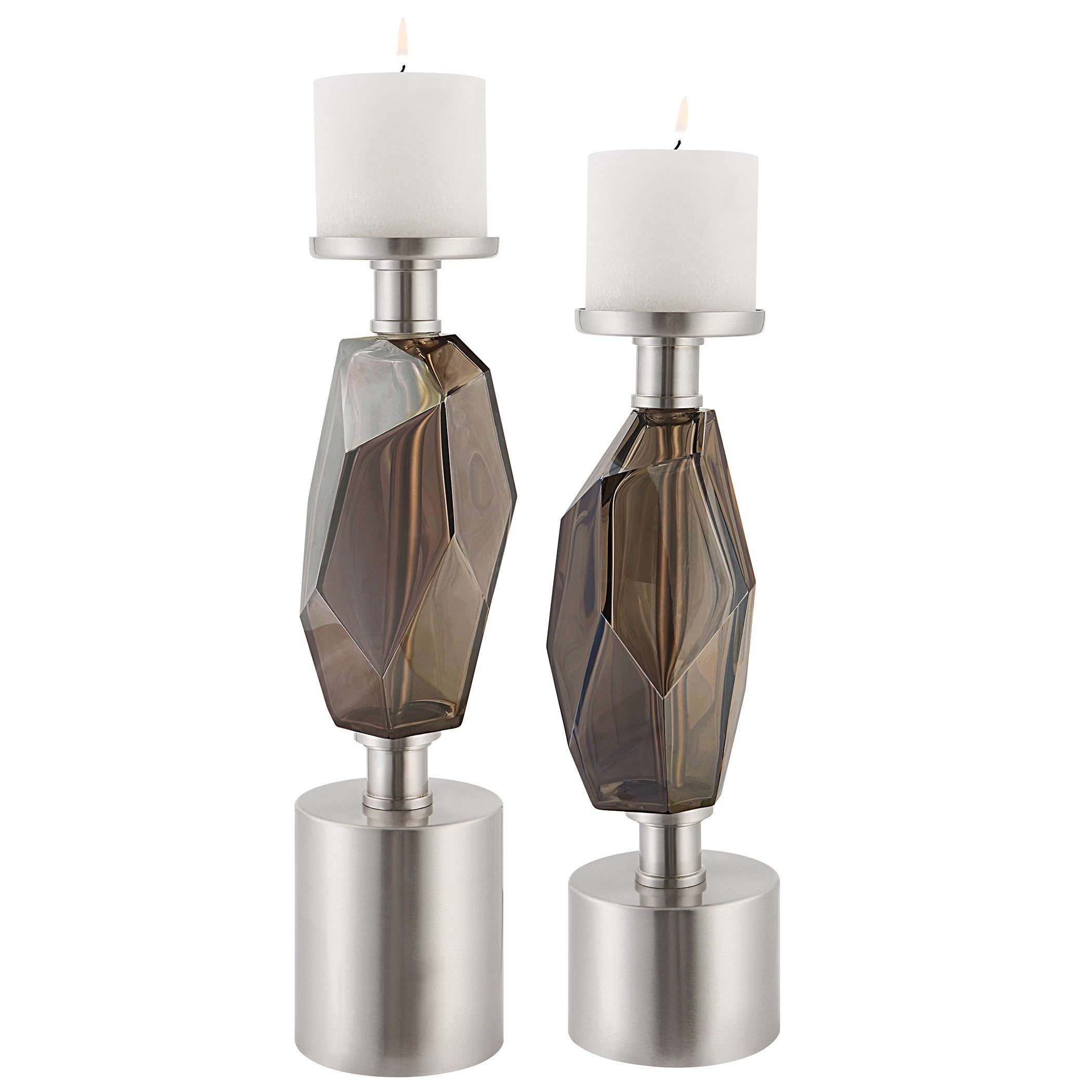 Ore Candleholders - Set of 2 by Uttermost