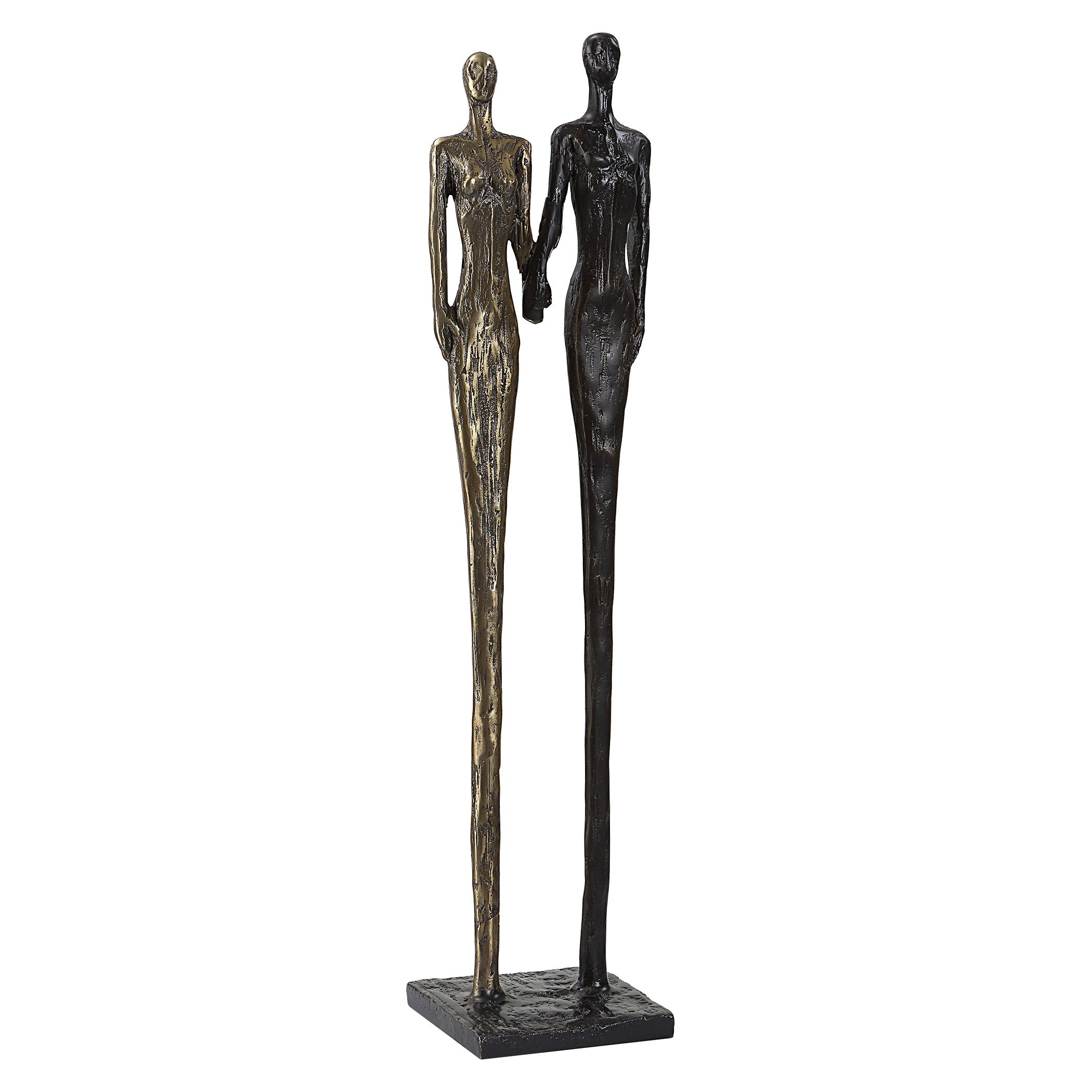 Two's Company Cast Iron Sculpture by Uttermost