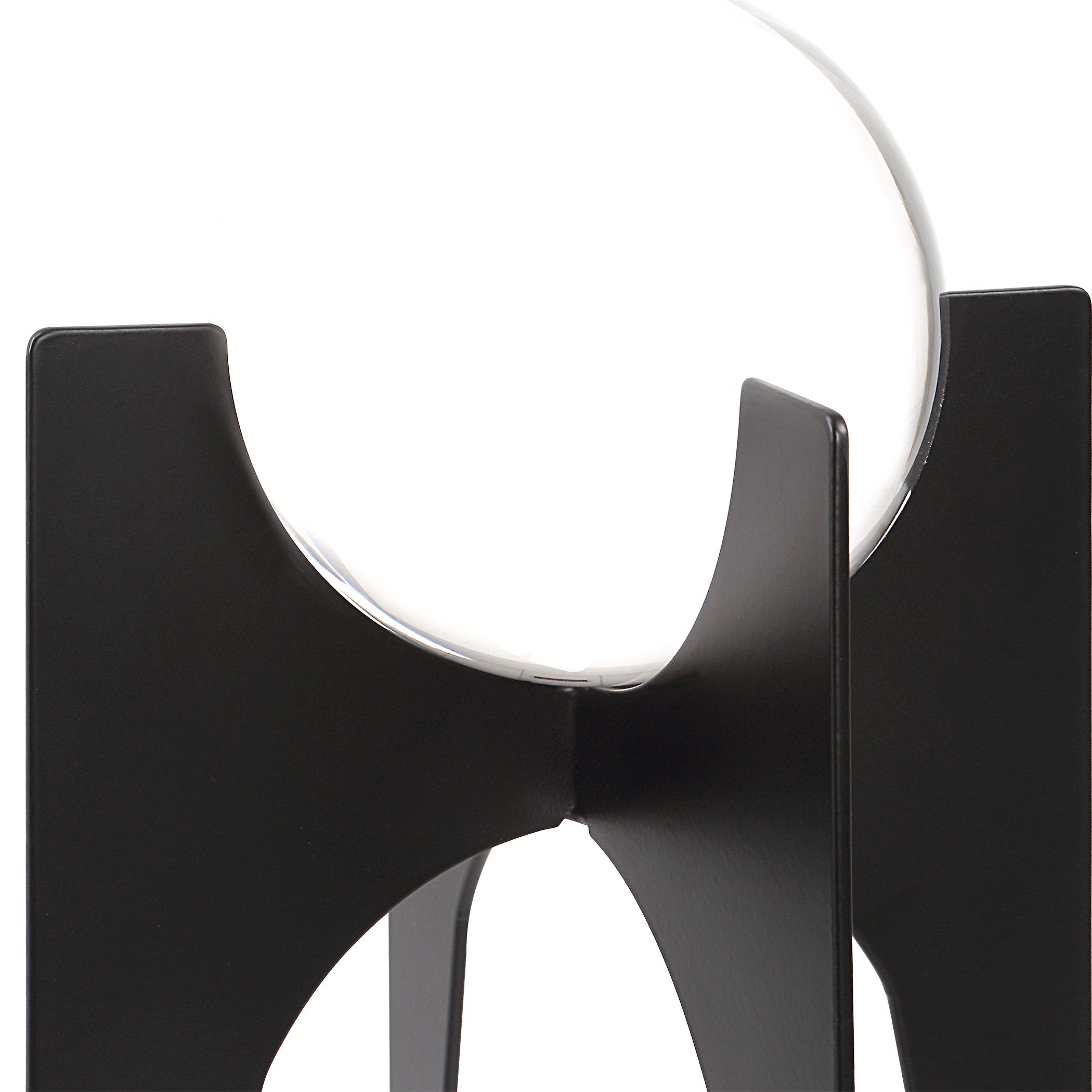 Ellianna Crystal Spheres On Black Base - Set of 2 by Uttermost