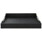 Wessex Black Shagreen Tray by Uttermost
