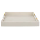 Wessex White Shagreen Tray by Uttermost