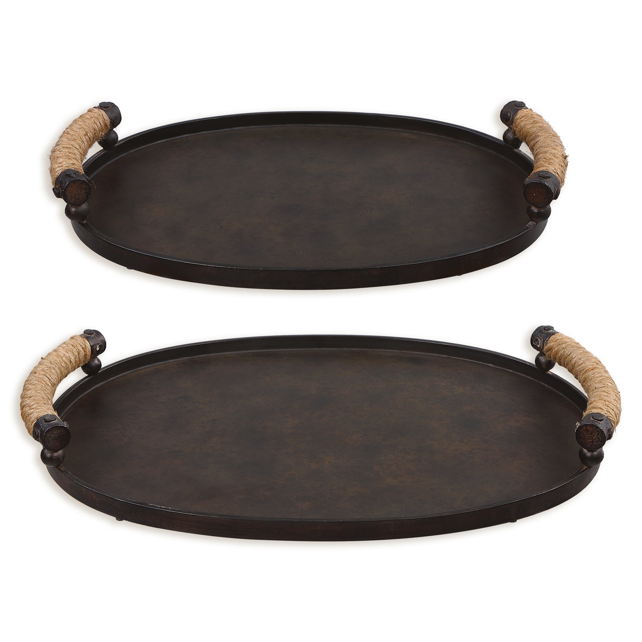 Viggo Bronze Trays - Set of 2 by Uttermost