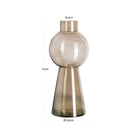 Sera Small Glass Vase - Smoke by Richmond Interiors