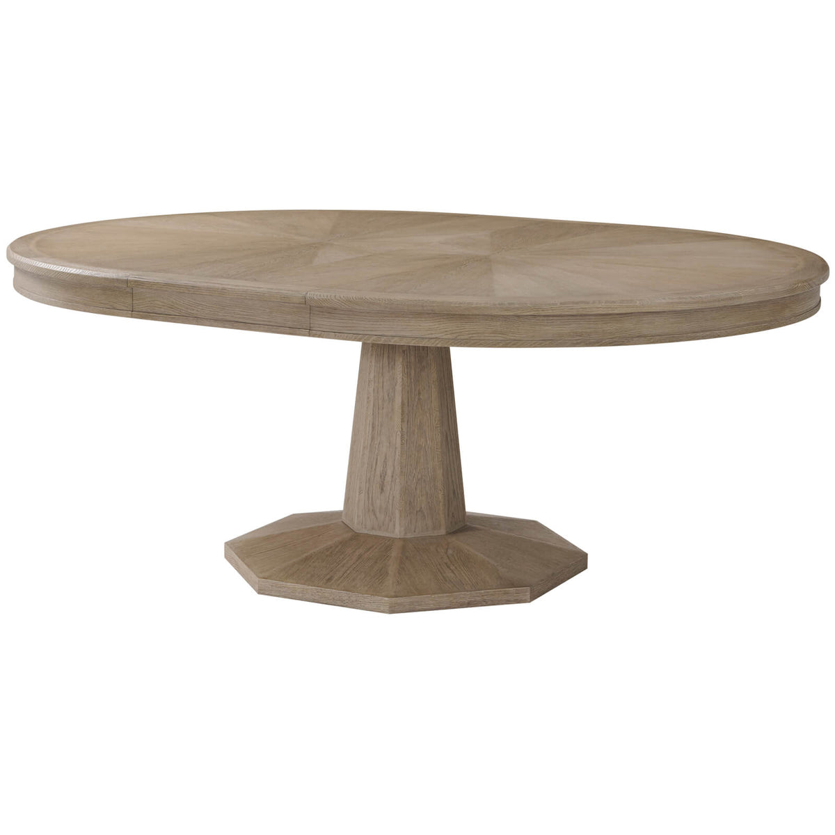 Alderfield Extending Dining Table in Riverwash Oak 152 - 198cm by Theodore Alexander