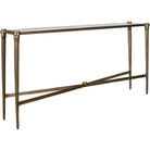 Amara Console Table in Antique Brass by Uttermost
