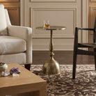 Ambrose Side Table in Antique Brass Keiichi