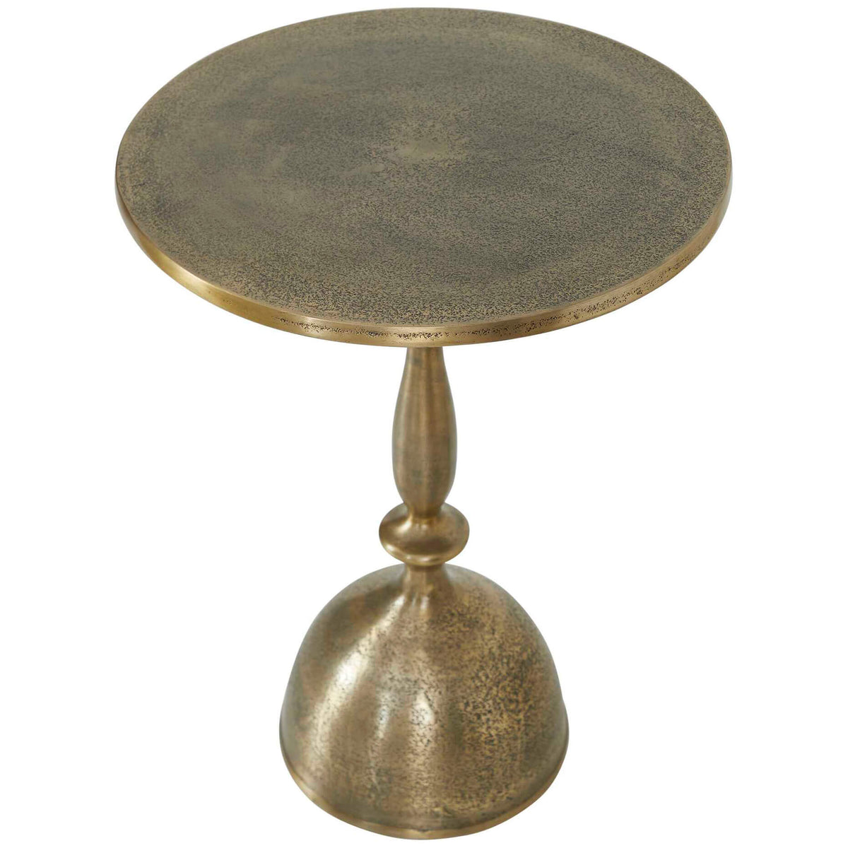 Ambrose Side Table in Antique Brass Keiichi