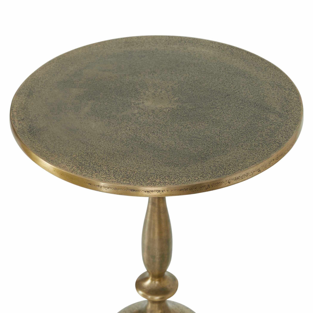 Ambrose Side Table in Antique Brass Keiichi