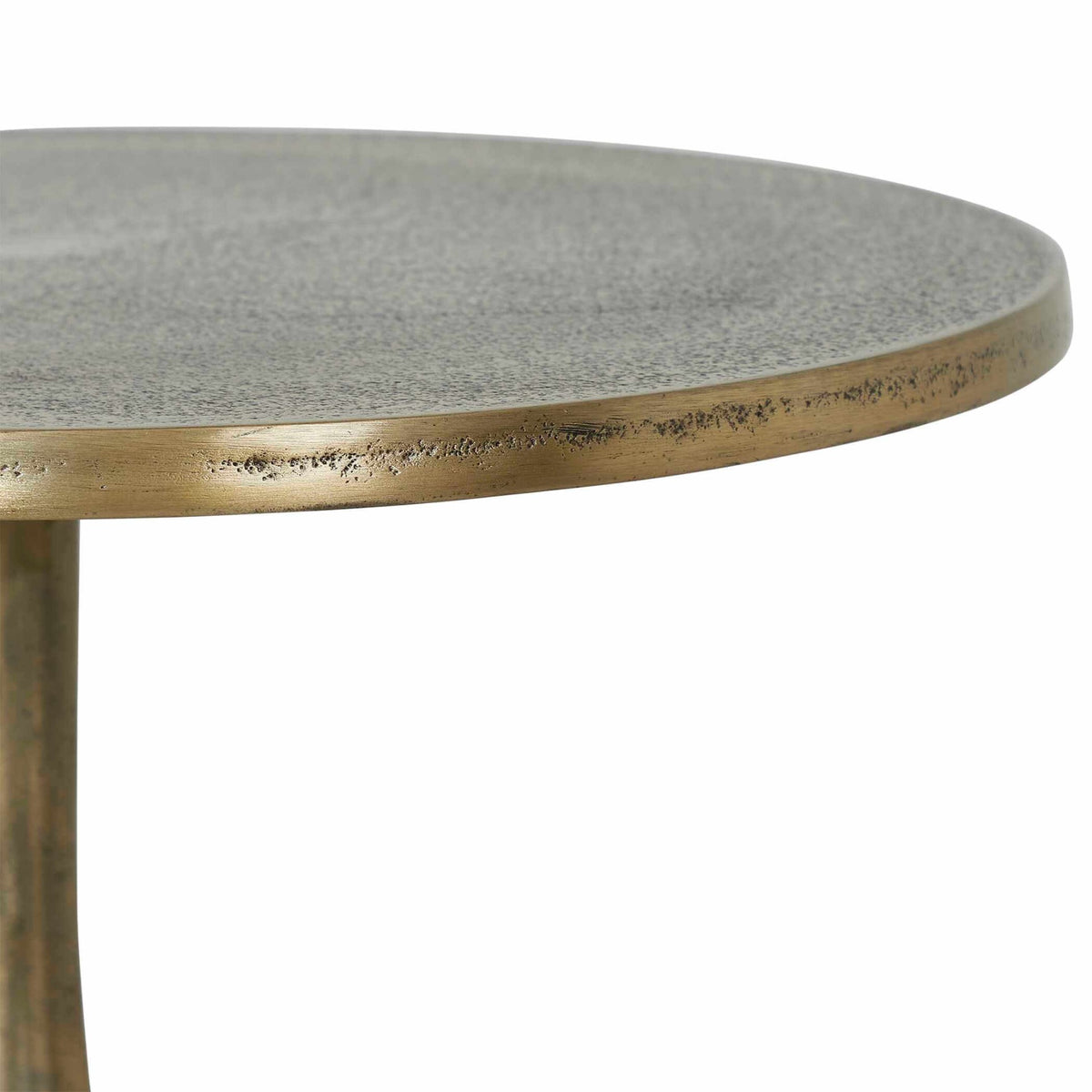 Ambrose Side Table in Antique Brass Keiichi