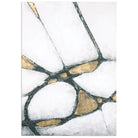 Abstract Art In Gold And Black by Uttermost