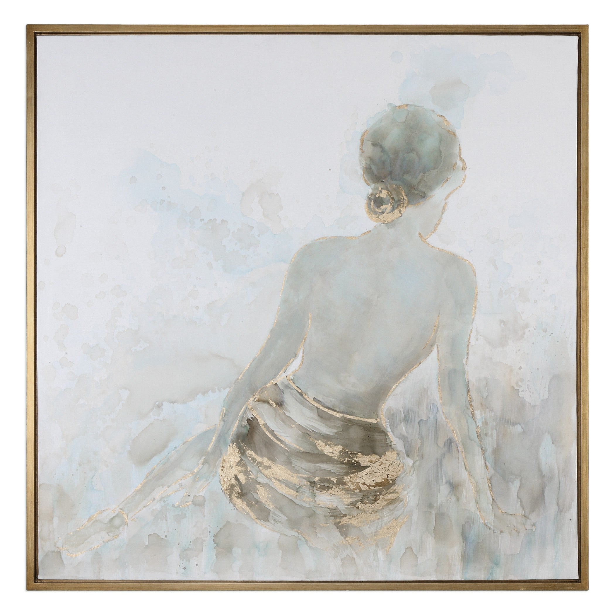 Gold Highlights Feminine Art by Uttermost