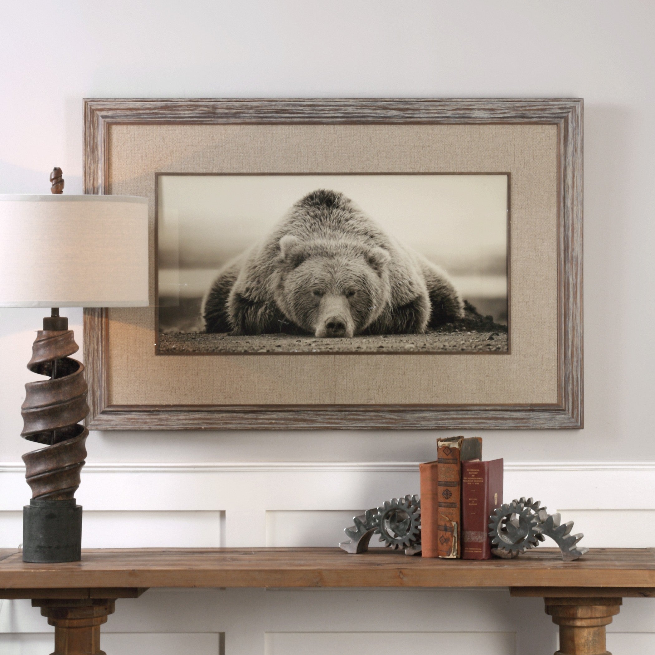 Deep Sleep Bear Print by Uttermost