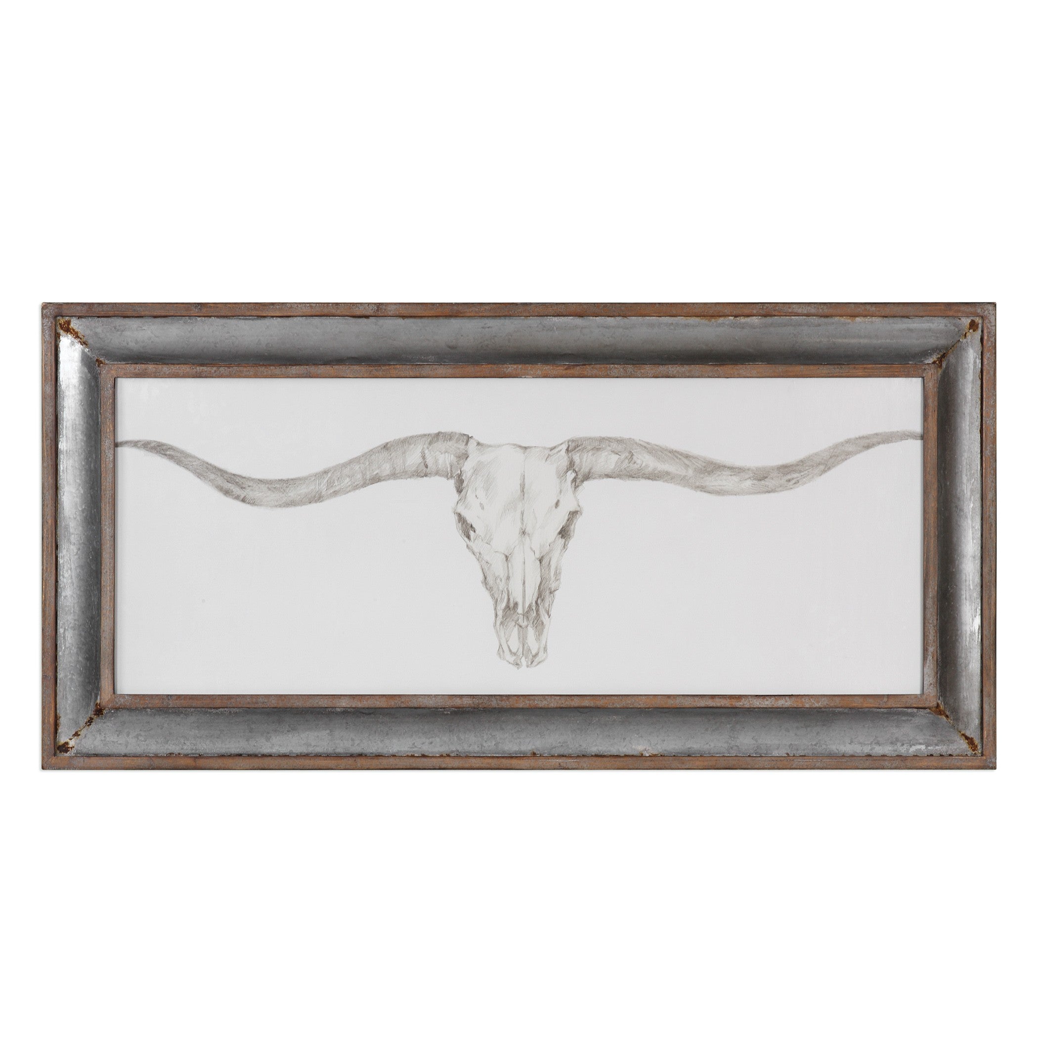 Western Skull Mount Print by Uttermost