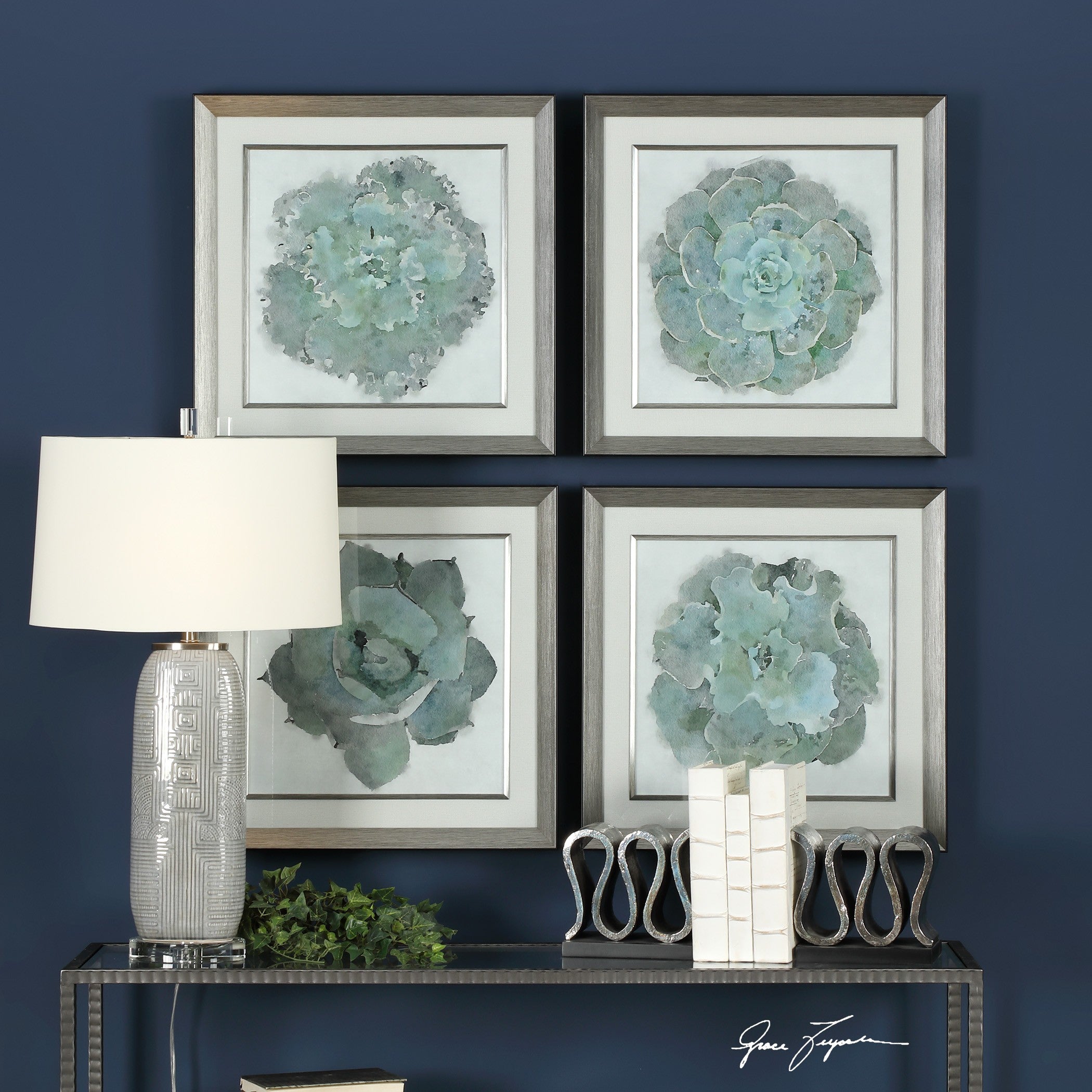 Natural Beauties Botanical Prints - Set of 4 by Uttermost