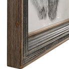 Horse Photography Framed Print in Black and White by Uttermost