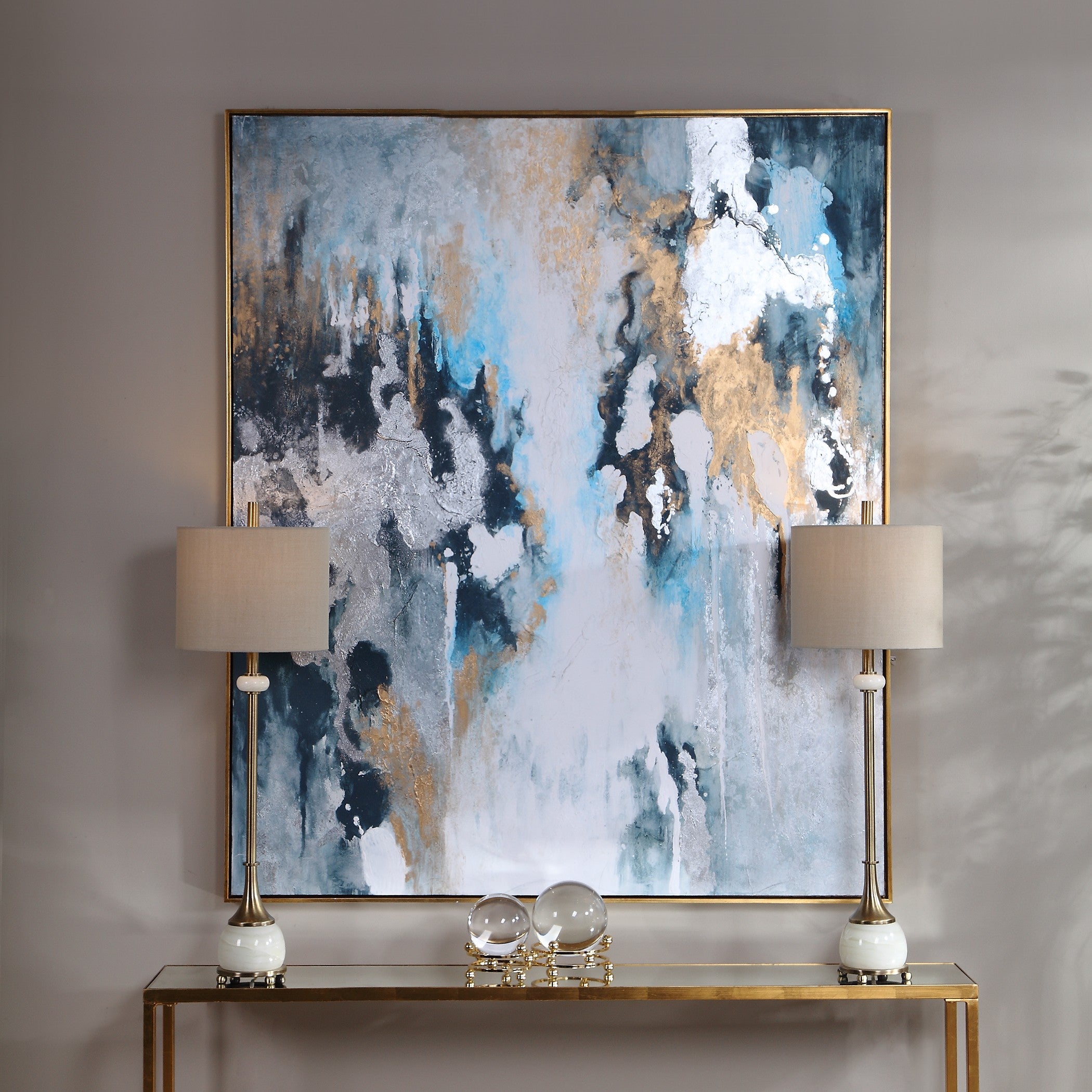 Stormy Seas Hand Painted Canvas by Uttermost