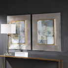 Gilded Whimsy Abstract Prints - Set of 2 by Uttermost